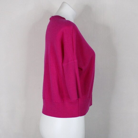 NWOT Anthropologie Pink Wool Crewneck Sweater - Picture 4 of 8